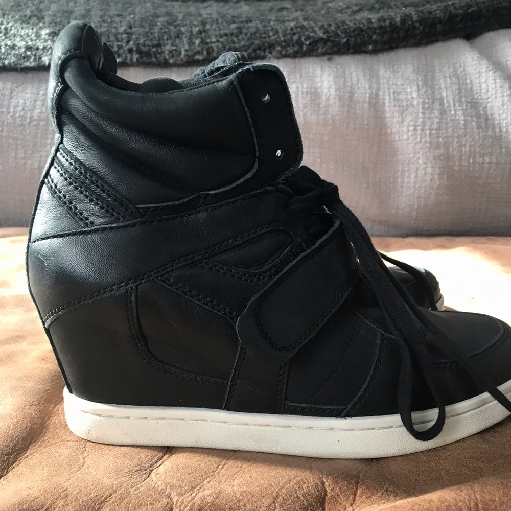 A.S.H Genuine Leather Heeled Sneaker